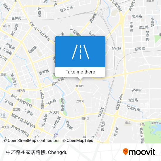 中环路崔家店路段 map