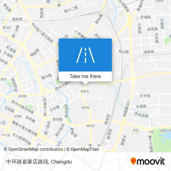 中环路崔家店路段 map