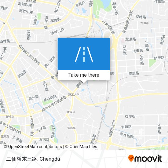 二仙桥东三路 map