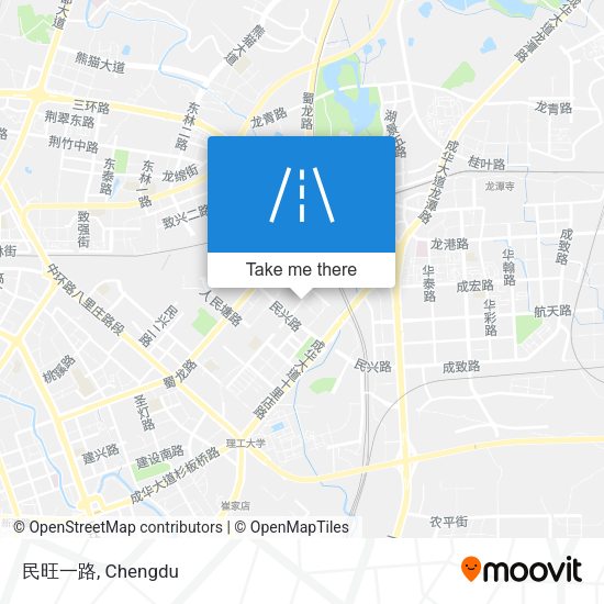 民旺一路 map