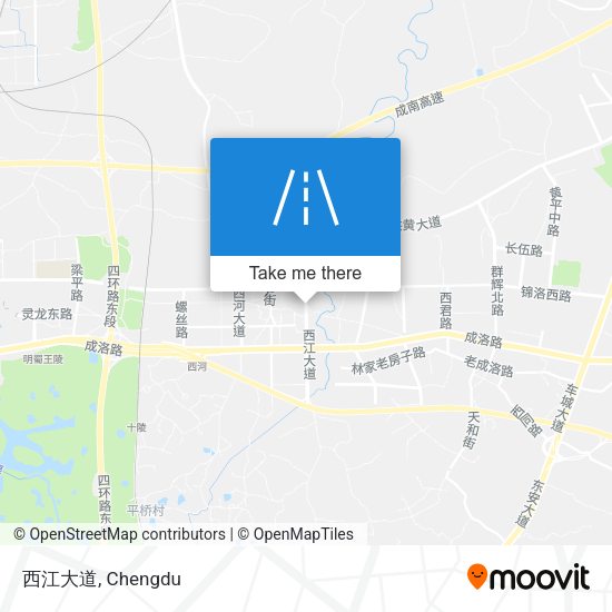 西江大道 map