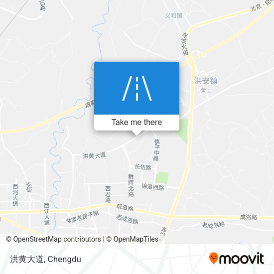 洪黄大道 map