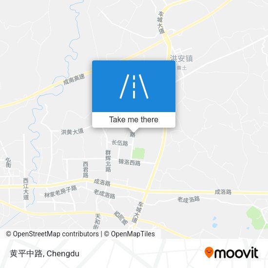 黄平中路 map