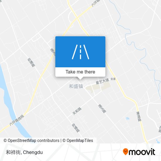 和祥街 map
