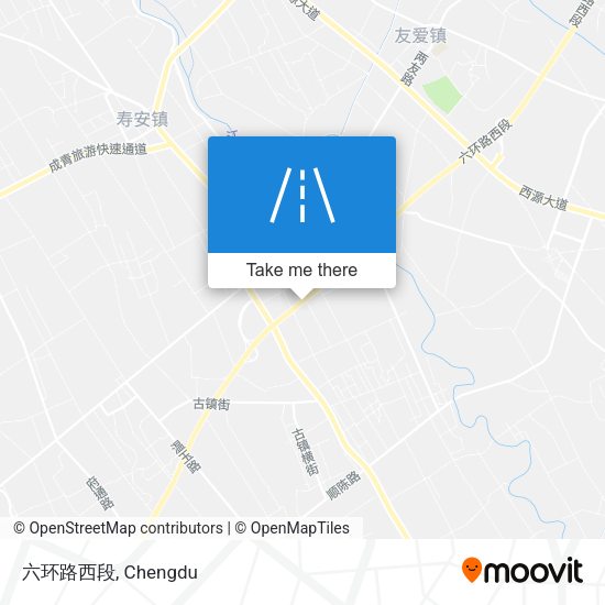 六环路西段 map