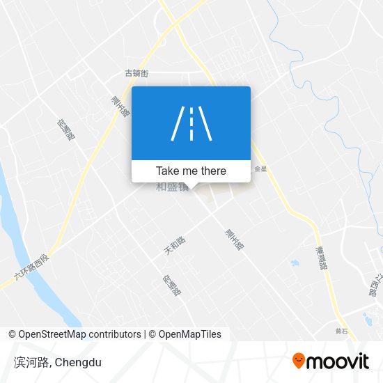 滨河路 map