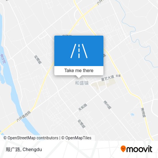 顺广路 map