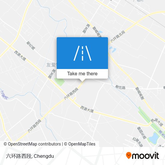 六环路西段 map