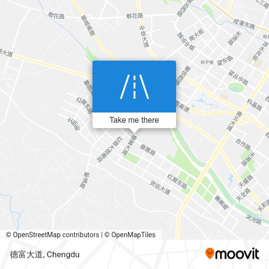 德富大道 map