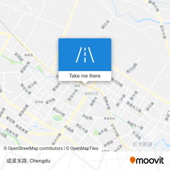成灌东路 map