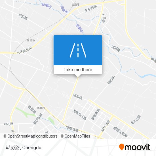 郫彭路 map