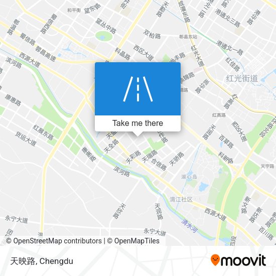 天映路 map