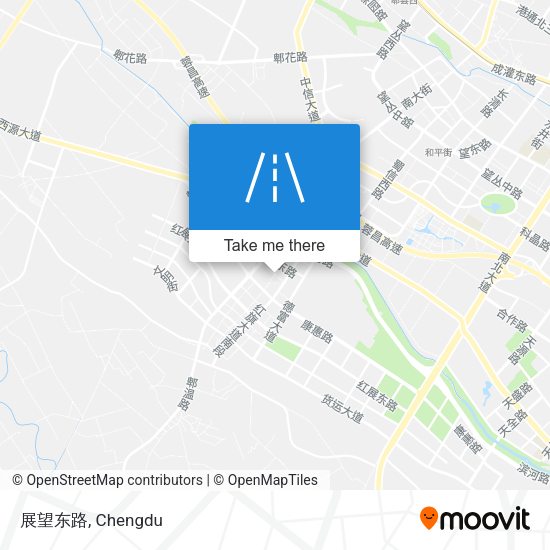 展望东路 map