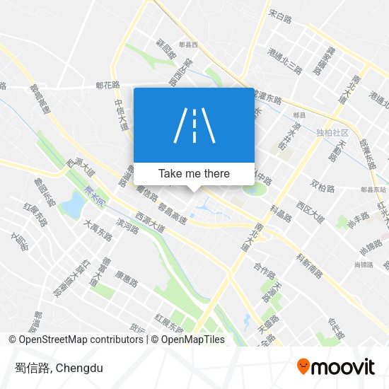 蜀信路 map