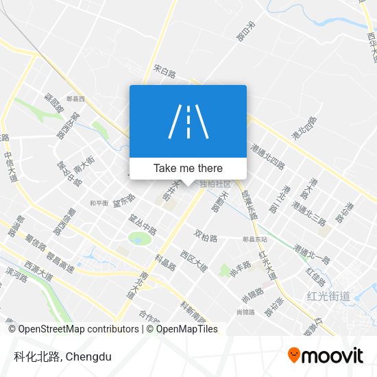 科化北路 map
