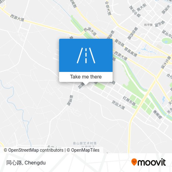 同心路 map