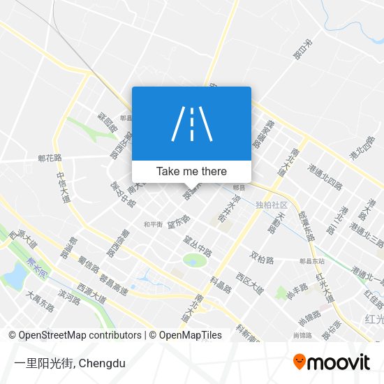 一里阳光街 map