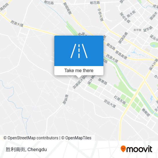 胜利南街 map