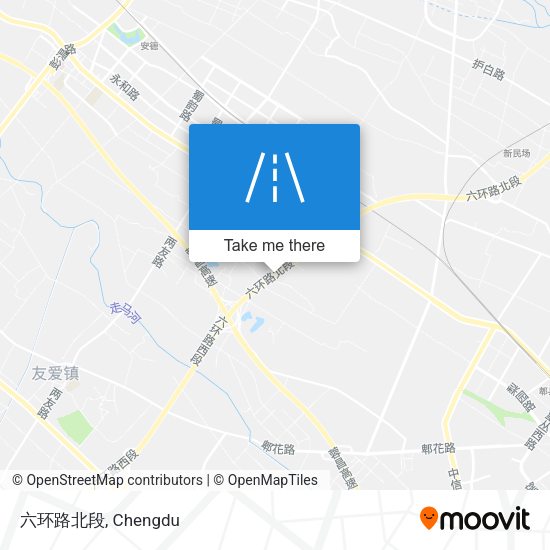 六环路北段 map