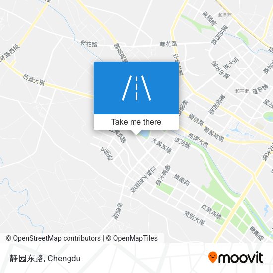 静园东路 map