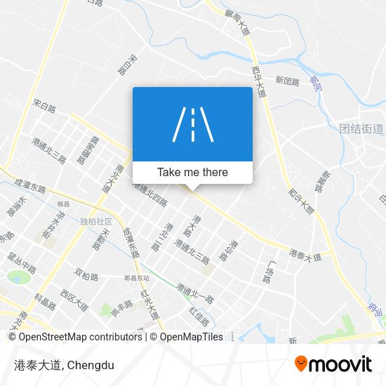 港泰大道 map