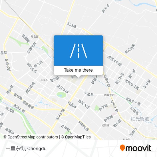 一里东街 map