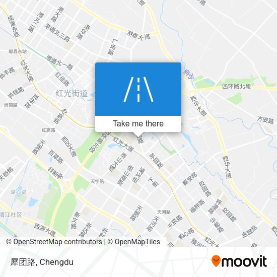 犀团路 map