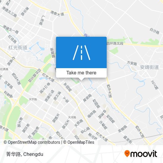 菁华路 map