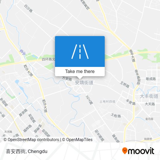 喜安西街 map