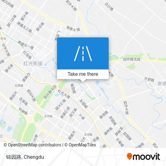 锦园路 map