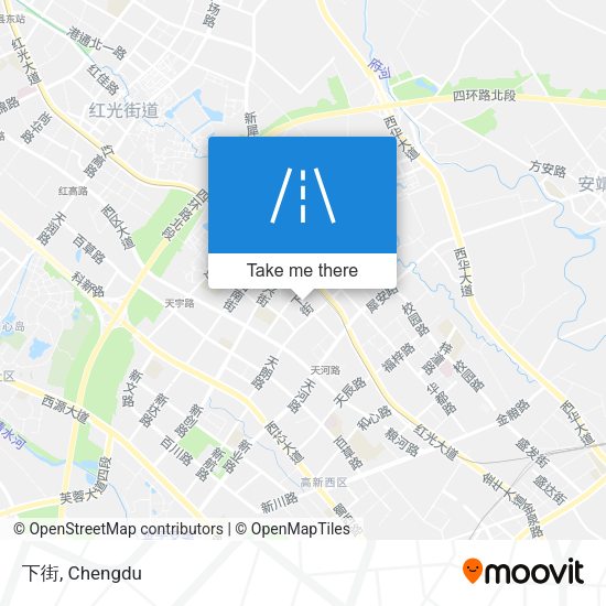 下街 map