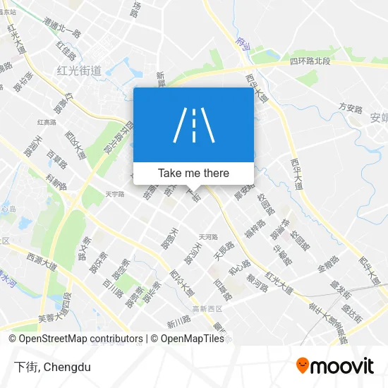 下街 map