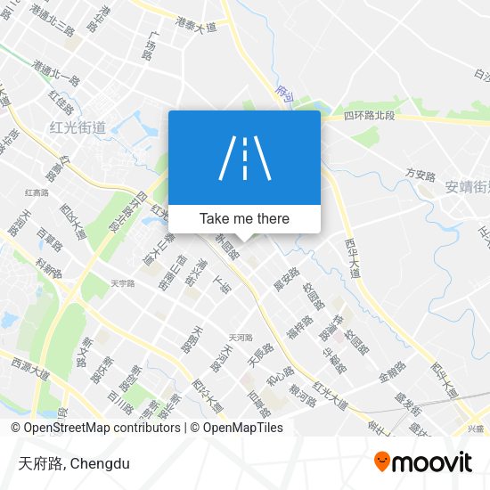 天府路 map