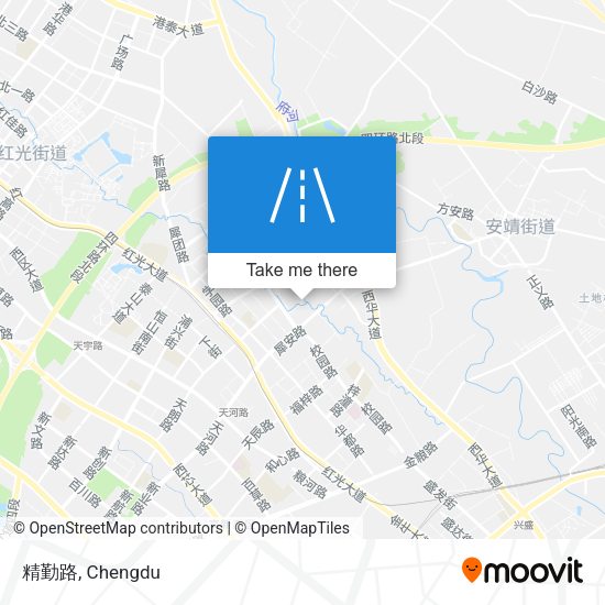 精勤路 map