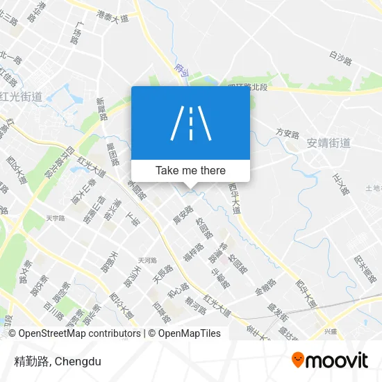 精勤路 map