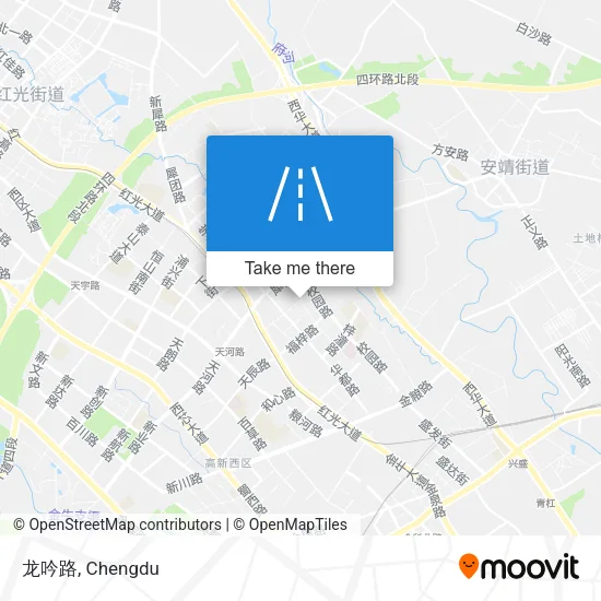 龙吟路 map