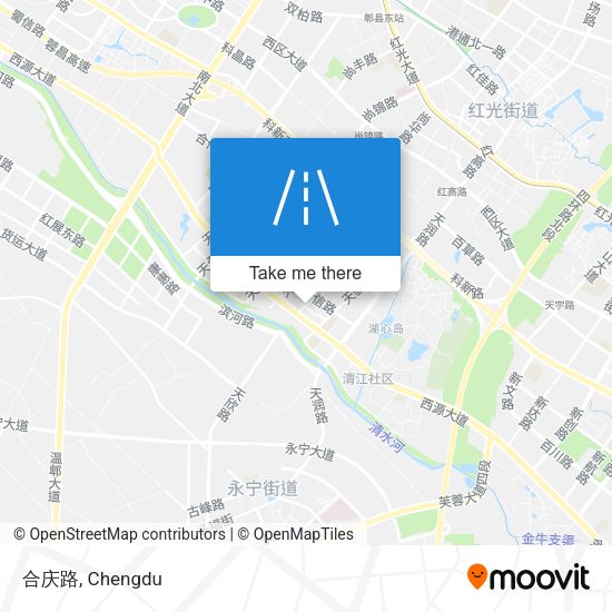 合庆路 map