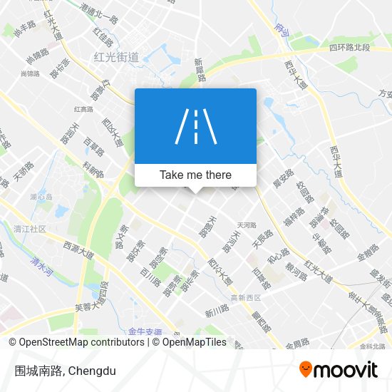 围城南路 map