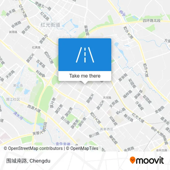 围城南路 map