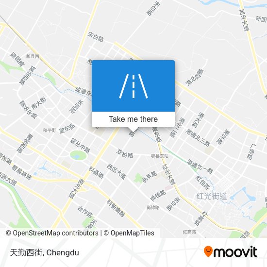 天勤西街 map