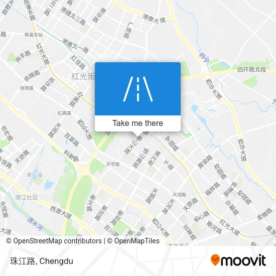 珠江路 map