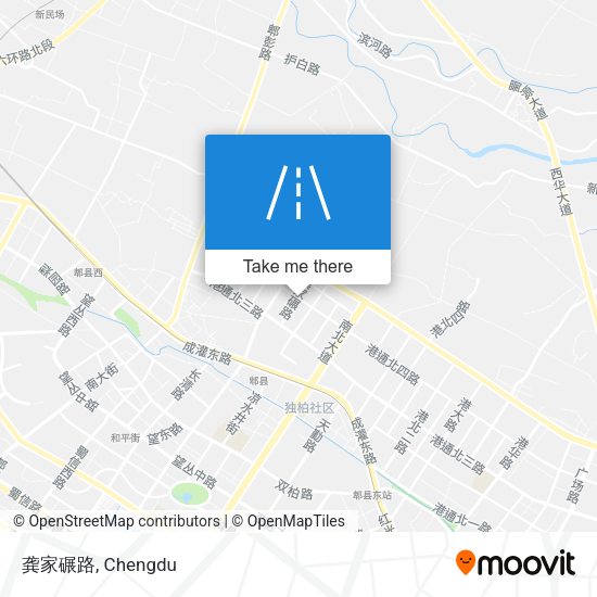 龚家碾路 map