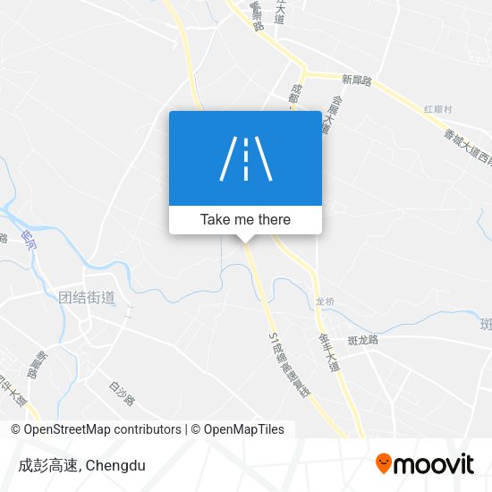 成彭高速 map