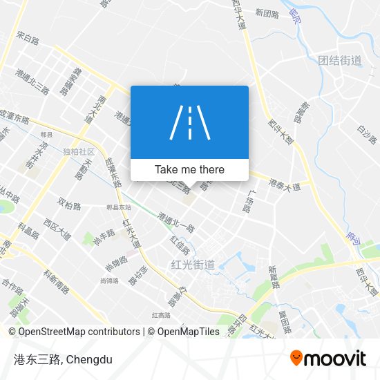 港东三路 map