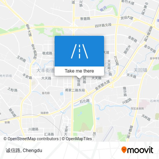 诚信路 map