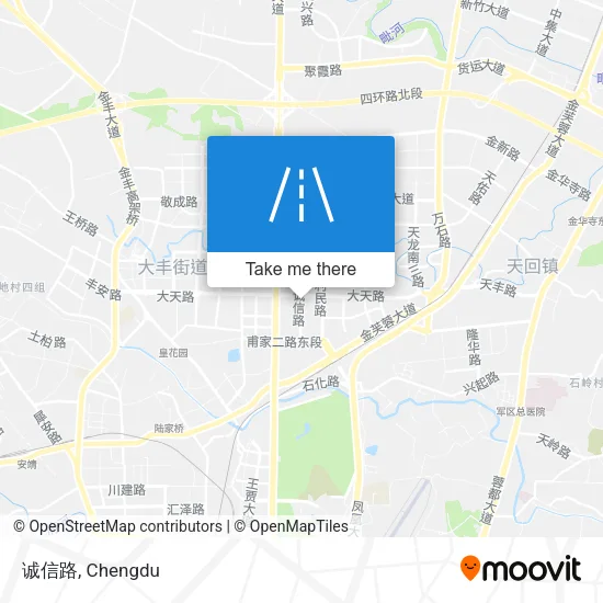 诚信路 map