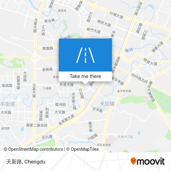 天新路 map