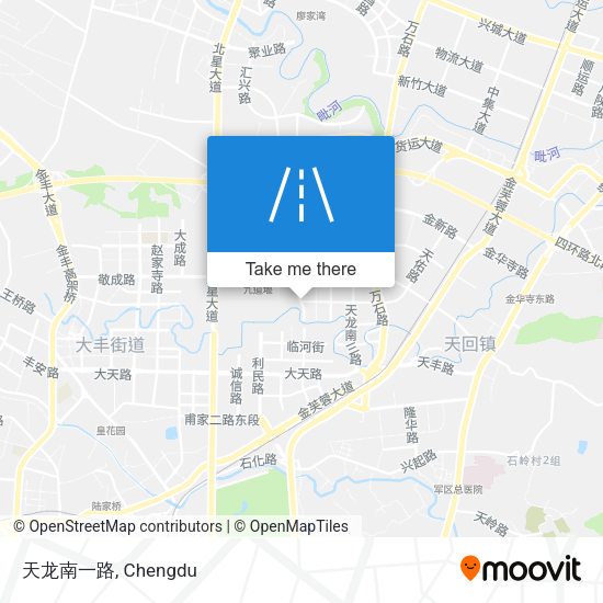 天龙南一路 map