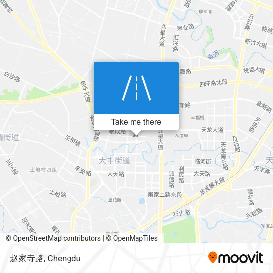赵家寺路 map