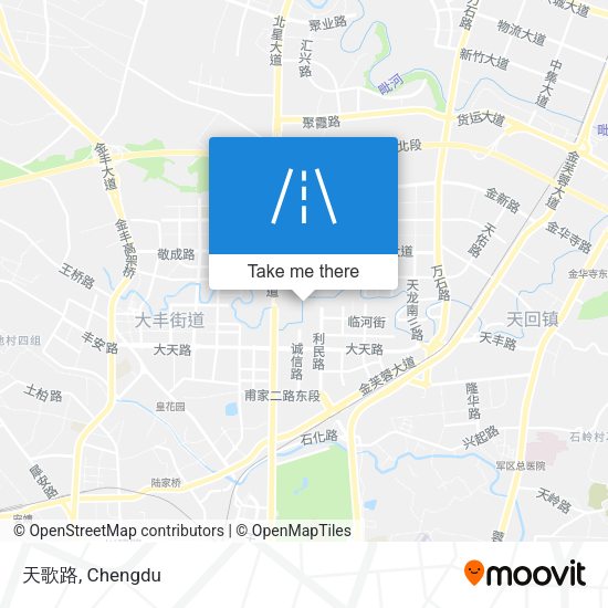 天歌路 map
